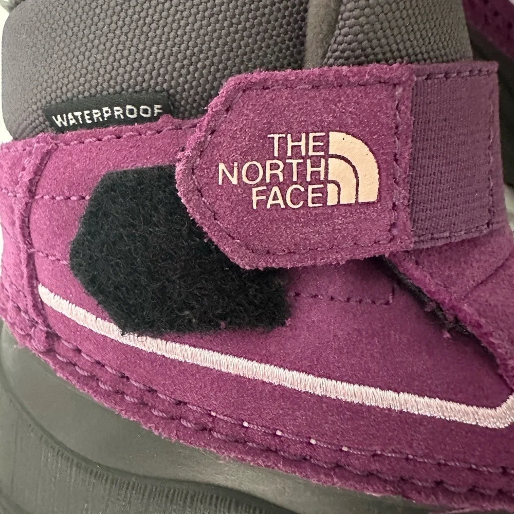 The North Face Purple/Gray Waterproof Girl Boots (SH85)